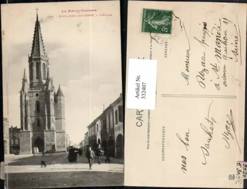 332407,Midi-Pyrenees Haute-Garonne Boulogne-sur-Gesse L'Eglise Kirche