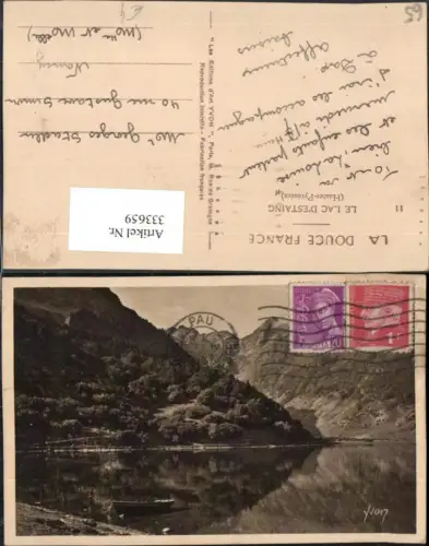 333659,Midi-Pyrenees Hautes-Pyrenees Le Lac d'Estaing See Bergkulisse