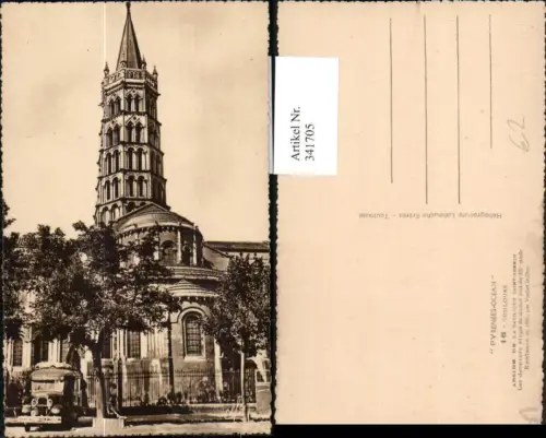 341705,Midi-Pyrenees Haute-Garonne Toulouse Basilique Saint-Sermin Kirche