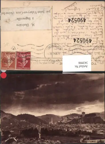 343998,Midi-Pyrenees Hautes-Pyrenees Lourdes Vue de la Ville le Chateau et la Basilique Totale