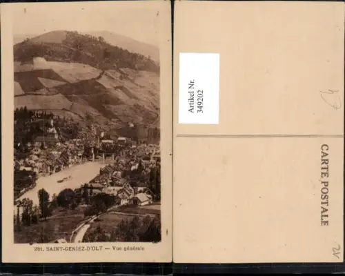 349202,Midi-Pyrenees Aveyron Saint-Geniez-d'Olt Vue generale Totale