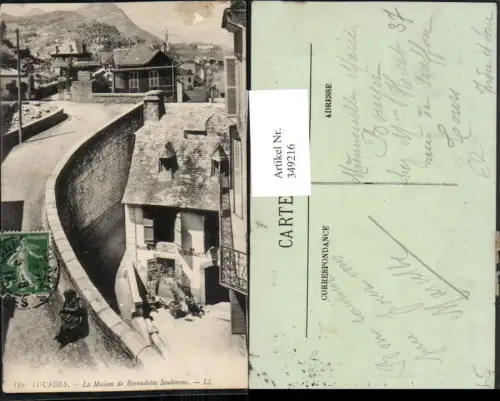 349216,Midi-Pyrenees Hautes-Pyrenees Lourdes La Maison de Bernadette Soubirous