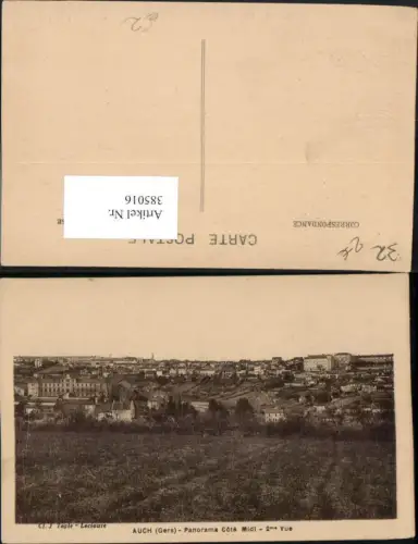 385016,Midi-Pyrenees Gers Auch Panorama Cote Midi Totale