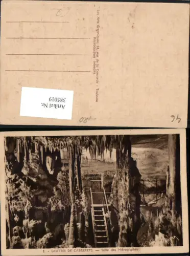 385019,Midi-Pyrenees Lot Grottes de Cabrerets Salle des Hieroglyphes Grotte
