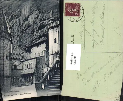 427560,Midi-Pyrenees Lot Rocamadour Cour Interieure Hof