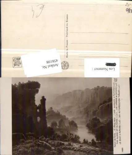 458198,Künstler AK G. Anglade Midi-Pyrenees Lot Gorges Autoire Landschaft