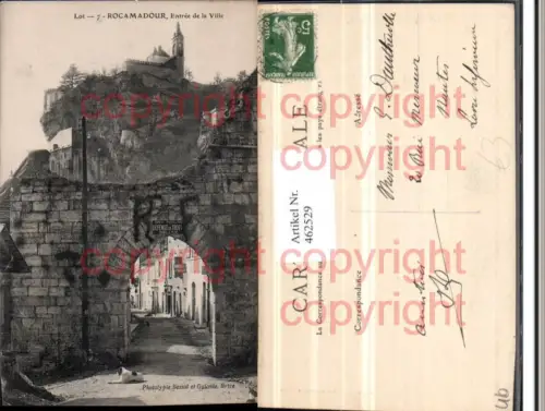 462529,Midi-Pyrenees Lot Rocamadour Entree de la Ville Tor