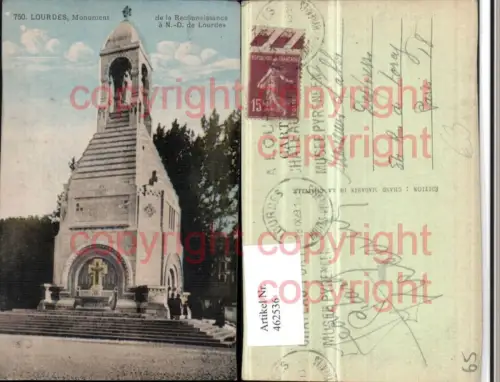 462536,Midi-Pyrenees Hautes-Pyrenees Lourdes Monument Reconnaissance