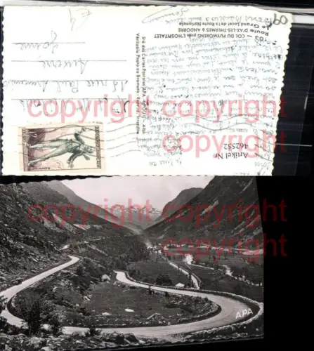 462552,Midi-Pyrenees Ariege Col du Puymorens pres Hospitalet Straße