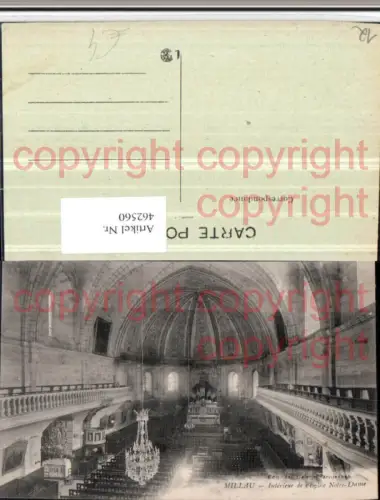 462560,Midi-Pyrenees Aveyron Millau Eglise Notre-Dame Kirche Interieur