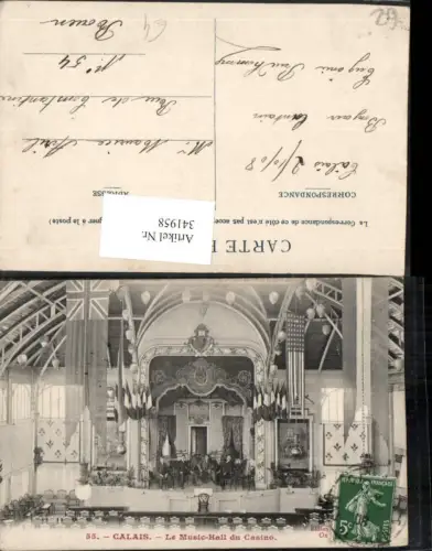 341958,Nord-Pas-de-Calais Pas-de-Calais Calais Le Music-Hall du Casino Interieur