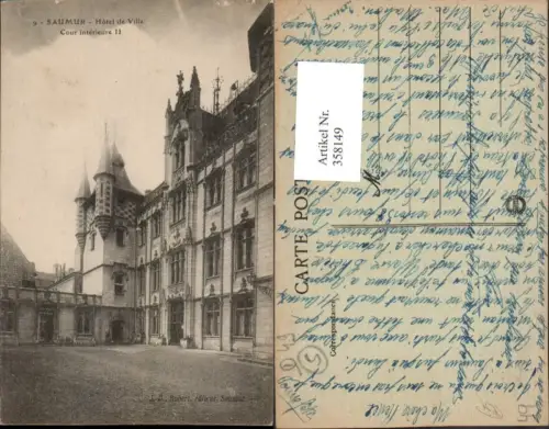 358149,Pays de la Loire Maine-et-Loire Saumur Hotel de Ville Cour interieure Rathaus Hof