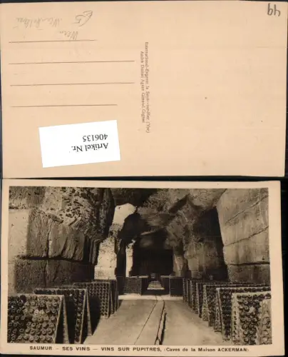 406135,Pays de la Loire Maine-et-Loire Saumur Ses Vins sur Ppitres Caves Wein Weinkeller