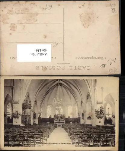 406156,Pays de la Loire Sarthe Sille-le-Guillaume Interieur de l'Eglise Kirche
