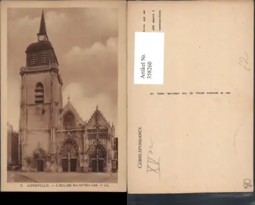 358260,Picardie Somme Abbeville L'Eglise Saint-Gilles Kirche