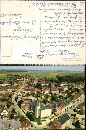 358309,Picardie Oise Breteuil-sur-Noye L'Eglise Teilansicht m. Kirche