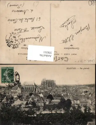 358311,Picardie Oise Beauvais Vue generale Totale