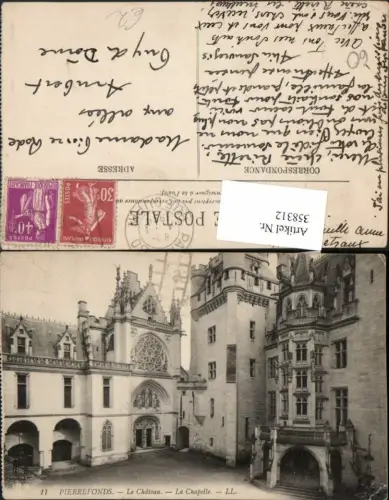 358312,Picardie Oise Pierrefonds Le Chateau La Chapelle Schloss Kapelle
