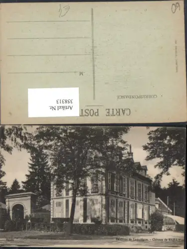 358313,Picardie Oise Compiegne Chateau de Bailly Schloss