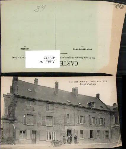 427832,Picardie Aisne Vic-sur-Aisne Hotel P. Aubin