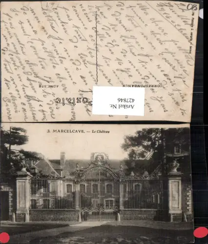 427846,Picardie Somme Marcelcave Le Chateau Schloss