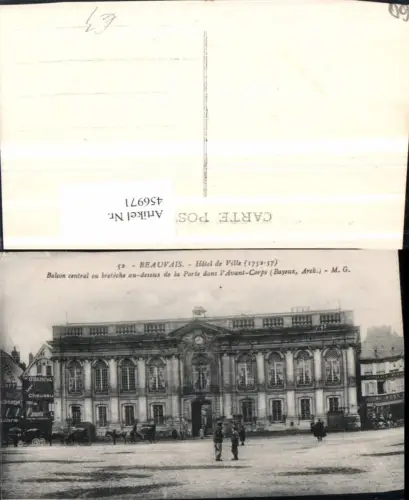 456971,Picardie Oise Beauvais Hotel de Ville Rathaus