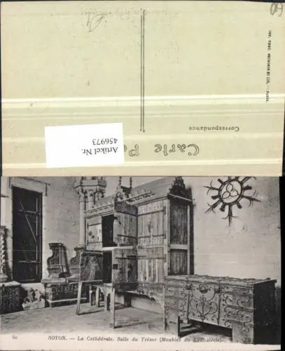 456973,Picardie Oise Noyon Cathedrale Salle du Tresor Innenansicht