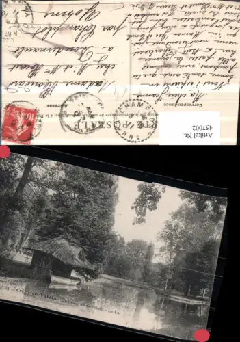 457002,Picardie Oise Crepy-en-Valois Chateau Geresme Lac See Teich