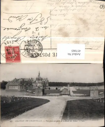 457005,Picardie Oise Chateau de Chantilly Schloss