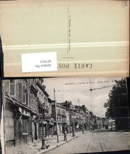 457011,Picardie Somme Amiens Rue de Noyon Straßenansicht