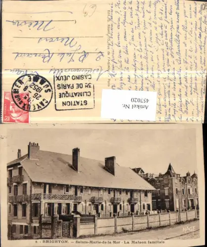 457020,Picardie Somme Brighton Sainte-Marie-de-la-Mer Maison familiale Haus