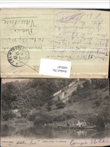 509547,Picardie Oise Creil La Garenne Ruderboot