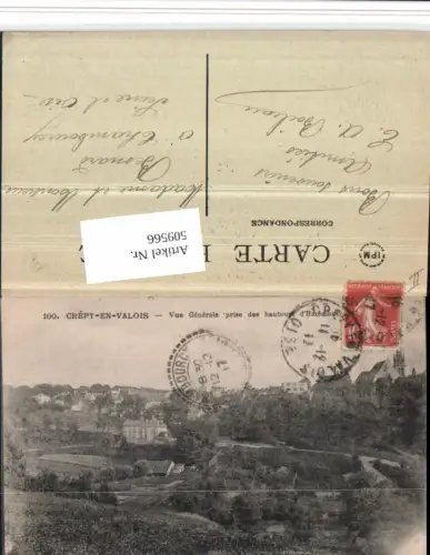 509566,Picardie Oise Crepy-en-Valois Vue Generale Totale
