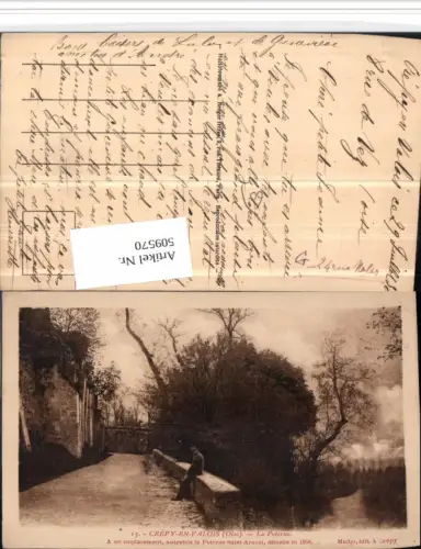 509570,Picardie Oise Crepy-en-Valois La Poterne Straßenpartie