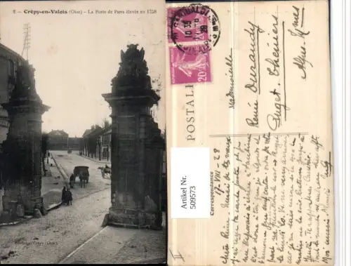 509573,Picardie Oise Crepy-en-Valois La Porte de Paris Portal Tor
