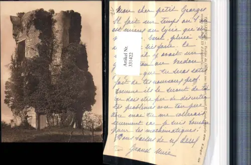 331422,Poitou-Charentes Charente-Maritime Taillebourg Vestiges du Chateau Turm