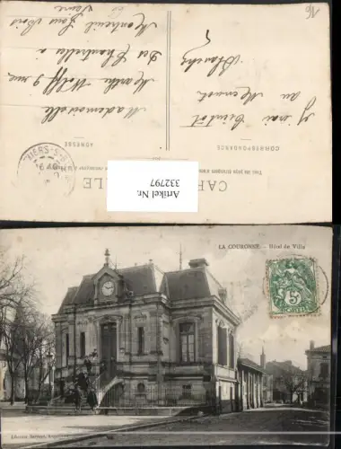 332797,Poitou-Charentes Charente La Couronne Hotel de Ville Rathaus