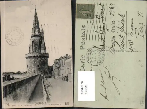 332826,Poitou-Charentes Charente-Maritime La Rochelle Tour de la Lanterne Turm