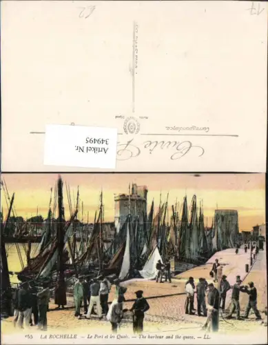 349495,Poitou-Charentes Charente-Maritime La Rochelle Le Port et les Quais Hafen Boote