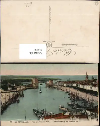 349497,Poitou-Charentes Charente-Maritime La Rochelle Vue generale des Ports Hafen