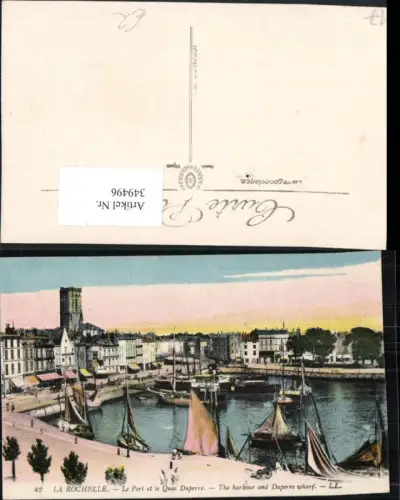 349496,Poitou-Charentes Charente-Maritime La Rochelle Le Port et le Quai Duperre Hafen
