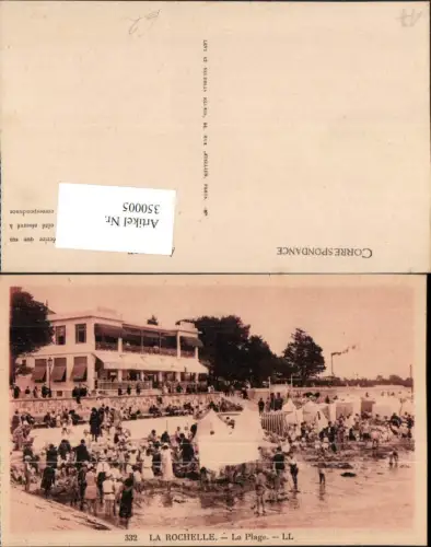 350005,Poitou-Charentes Charente-Maritime La Rochelle La Plage Strand Strandleben