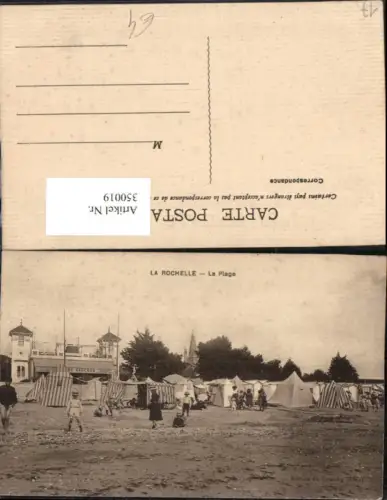 350019,Poitou-Charentes Charente-Maritime La Rochelle La Plage Strand Strandleben