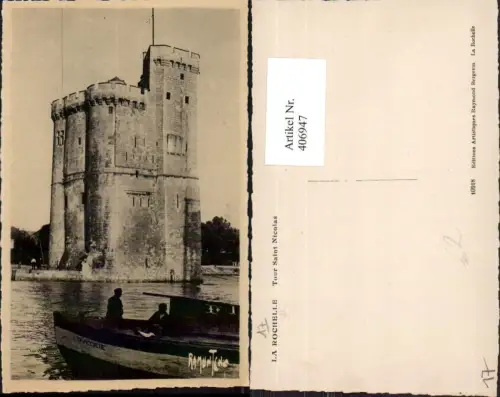 406947,Poitou-Charentes Charente-Maritime La Rochelle Tour Saint Nicolas Turm