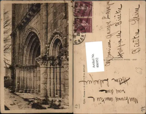 406952,Poitou-Charentes Charente-Maritime St-Sulpice-de-Royan Eglise Romane Kirche