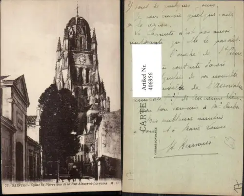406956,Poitou-Charentes Charente-Maritime Saintes Eglise St-Pierre Kirche