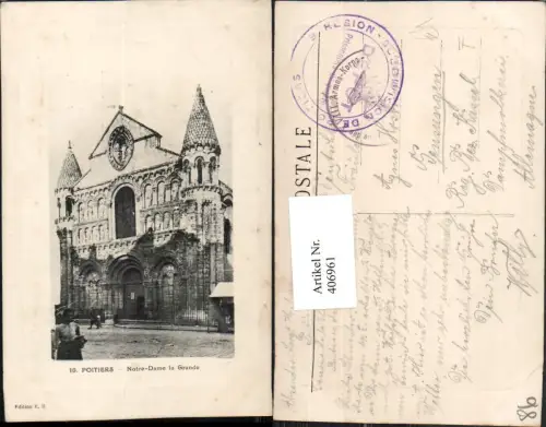 406961,Poitou-Charentes Vienne Poitiers Notre-Dame la Grande Kirche