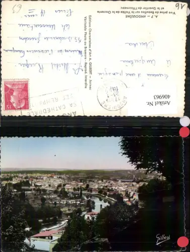 406963,Poitou-Charentes Charente Angouleme Vue prise de Beaulieu Totale