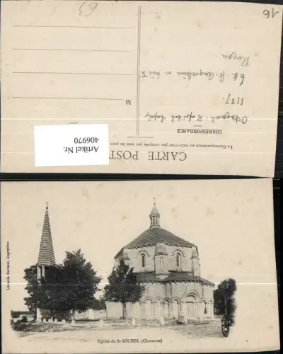 406970,Poitou-Charentes Charente Eglise de St-Michel Kirche