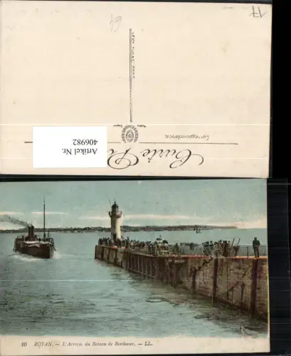 406982,Poitou-Charentes Charente-Maritime Royan L'Arrivee du Bateau de Bordeaux Leuchtturm
